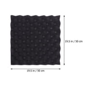 Minkissy Soundproofing Panels Black Cotton Easy to Install for Sound Clarity