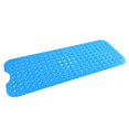 thumbnail image 2 of Estera de seguridad segura antideslizante rectangular con ventosa bañera cocina baño uso doméstico azul, 2 of 8