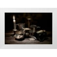 thumbnail image 3 of C. Thomas McNemar 4x24 White Modern Wood Framed Wall Art Titled - Pewter Still Life II, 3 of 5