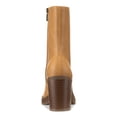 thumbnail image 2 of SUN STONE Womens Brown Denverrp Square Toe Block Heel Zip-Up Heeled Boots 7.5 M, 2 of 4