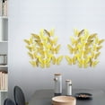 thumbnail image 5 of 5Pcs 3D Butterfly Wall Sticker! Usloyux Hollow Metal Effect Butterflies for Wall Decor, Peel and Stick Cardboard Decals for Room, Festive Party Layout Wall Art, Easy Apply Wall Stickers for Home, 5 of 9