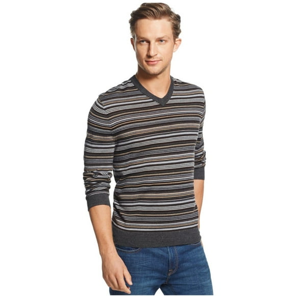 Club Room Mens Merino Wool-Blend Pullover Sweater, Black, XX-Large