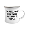 thumbnail image 2 of Nice Gingerbread House Making 12oz Camper Mug, I Like Gingerbread House Making and Maybe 3 People, Present For Men Women, Nice Gifts From, 2 of 2