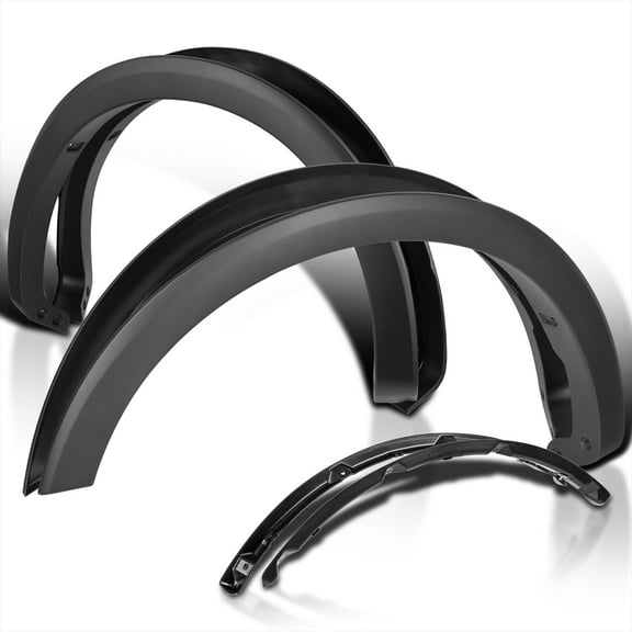 Spec-D Tuning 4PC Front Rear Factory Style Fender Flares Compatible with 2021-2024 Ford F150 F-150