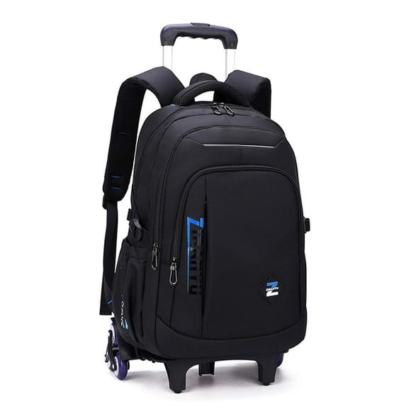 Mochila enrollable VIDOSCLA, equipaje de mano negra para niños y niños