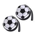 thumbnail image 3 of KAKOWELY 2 monederos de hojalata con forma de balón de fútbol, monederos deportivos de hojalata para amantes del fútbol., 3 of 4