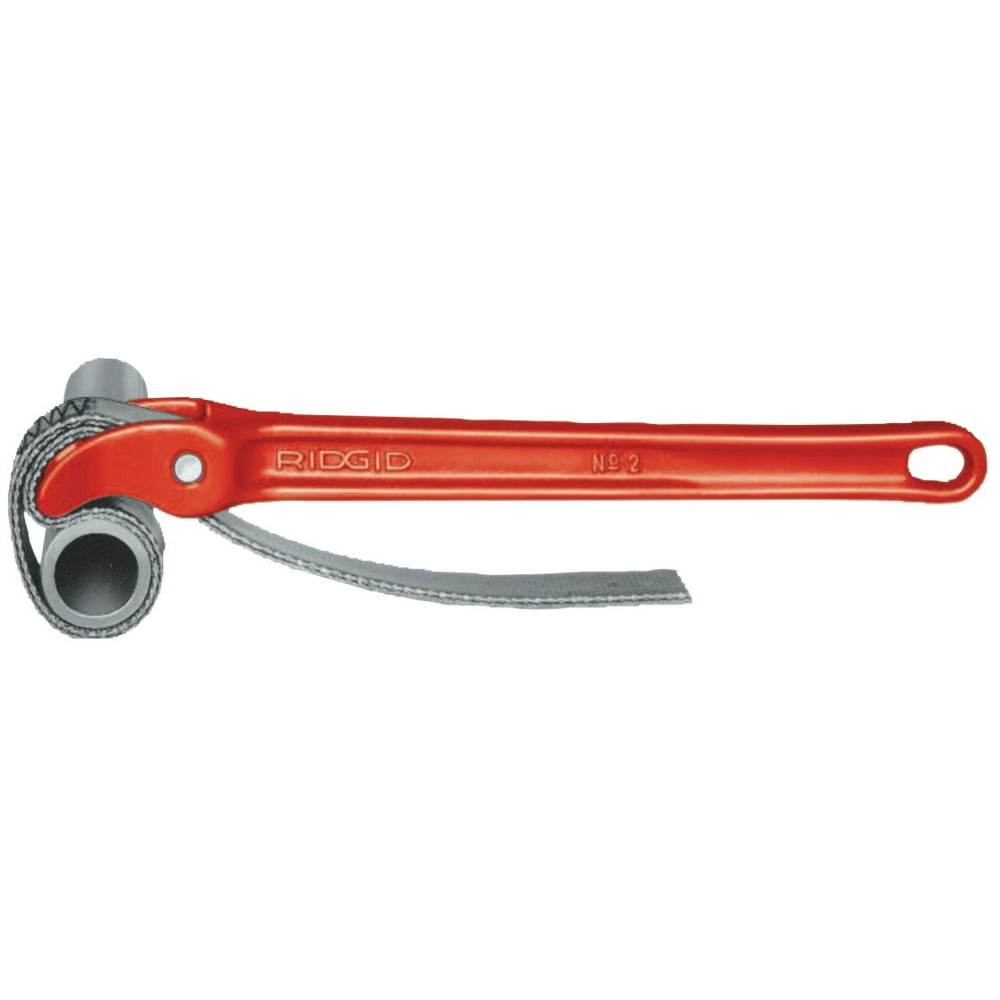 Ridgid Strap Pipe Wrench, 3 1/2 OD, 1 1/8 in X 17 in Strap Walmart