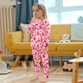 thumbnail image 5 of Cupcake Heart Sweet Cotton Pajamas 2 Piece Set Sleepwear Soft and Comfortable Homewear Nightwear, 5 of 7