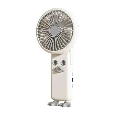 

Gogusuu Fan for Bedroom，Small Fan，Fans that Blow Cold Air Clearance Sales Today Deals Prime Two Spray Handheld Small Fans Brushless Motor Mute Desktop Fan USB Charging Portable Fan