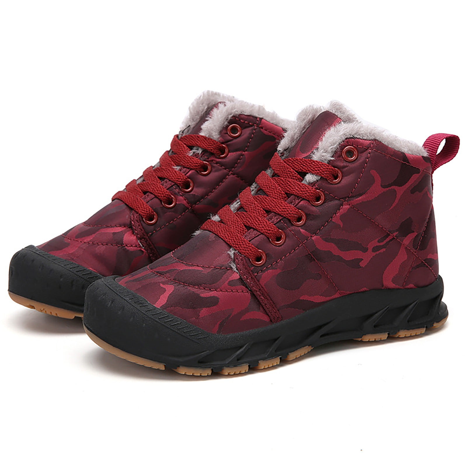 Boys Little Child And Big Kids High Top Outdoor Water Proof Snow Boots Children Warm Shoes Trendy And Fashionable Kids Sports Shoes High Tops Boy Big Boy Rain Boots Size 6 Boys Size 5 Snow Boots Boy