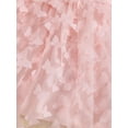 thumbnail image 3 of Baby Sweetie Kids Toddler Girl Princess Dress, Short Puff Sleeve 3D Butterfly Tulle Tutu Dress Fairy Dress 6M-5T, 3 of 9