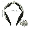 thumbnail image 4 of Unique Bargains 1 Pc Fashion Printed Knotted Headwrap for Women for Girls 6.69"x2.17" Beige, 4 of 6