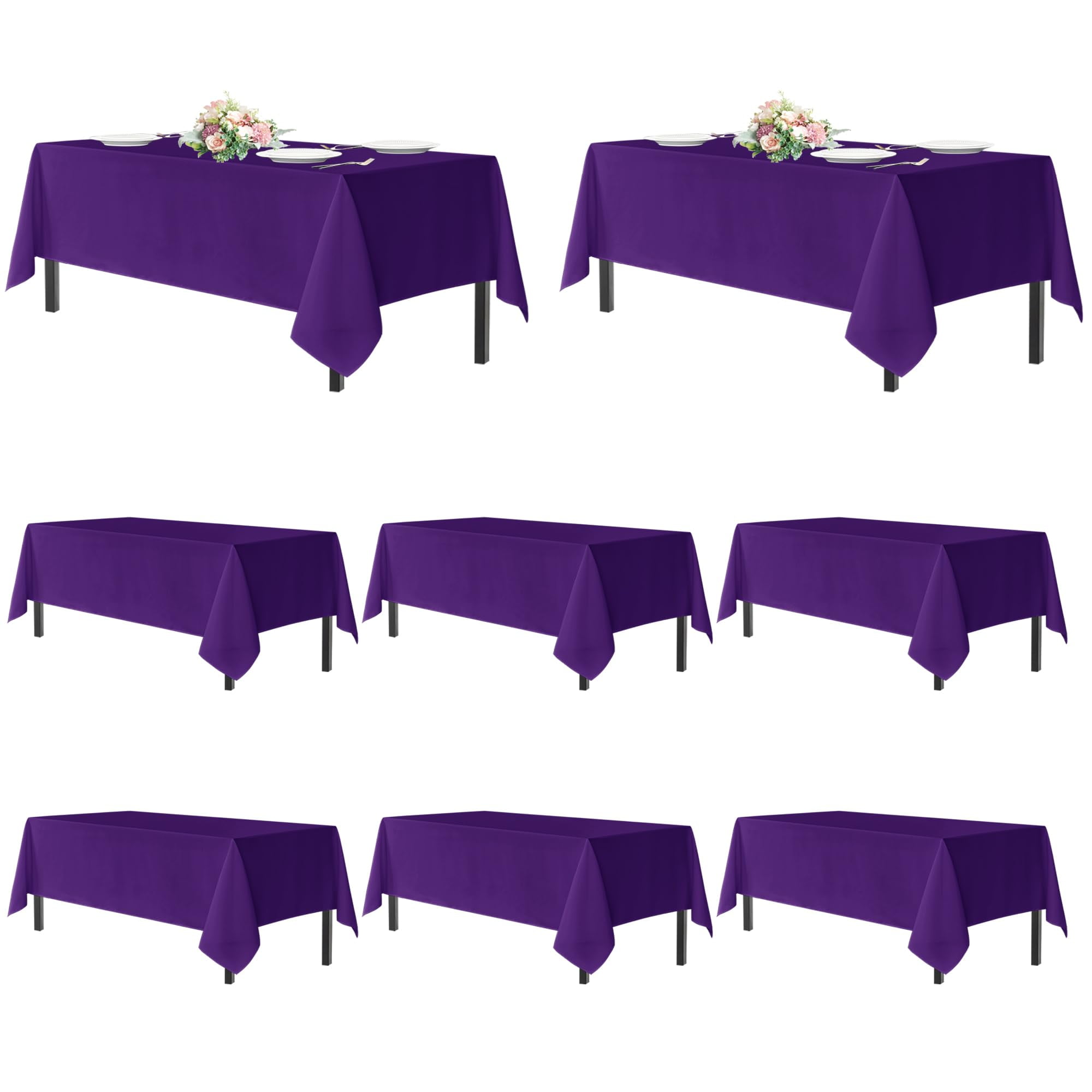 Sancua - Mantel Redondo De 160 Cm, Resistente Al Agua, Lavable, De