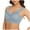 Blue, variant on Womens Seamless Bras Deep Cup Full Back Coverage Hides Back Fat Comfort Wirefree Shaper Bra Sleep Yoga Bralette Stretch Bras 3pcs Gray XL