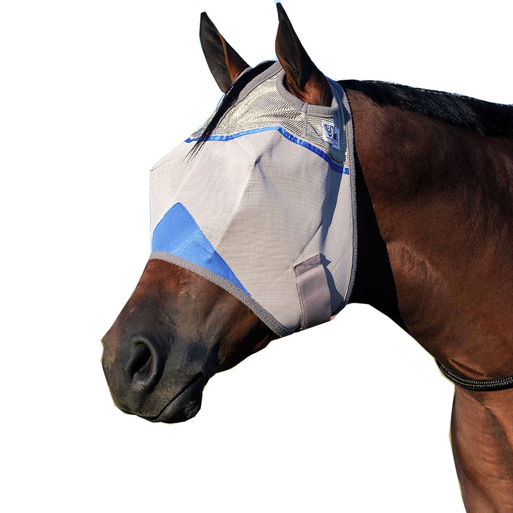 Equestrian Sports Sports & Outdoors Cashel Crusader Standard Horse Fly Mask No Ears or Nose
