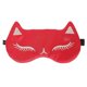 thumbnail image 2 of Silk Eyeshade Cover Blindfold Night Sleeping Cover Lightweight Adjustable Strap for Travel NapRed, 2 of 4