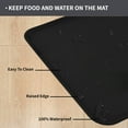 thumbnail image 4 of Silicone Waterproof Dog Cat Pet Food Mats Tray - Non Slip Pet Dog Cat Bowl Mats Placemat - FDA Grade Dog Pet Cat Feeding Mat, 4 of 7