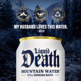 thumbnail image 3 of Liquid Death Still Mountain Water, Real Mountain Source, Ice-Cold Cans, Infinitely Recyclable, 12 Fl Oz (Pack of 12), 3 of 6