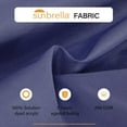 thumbnail image 5 of LAUSAINT HOME 12FT Sunbrella Patio Umbrella with Base, Outdoor Deluxe Curvy Cantilever Umbrella for Patio Pool Deck, Navy Blue, 5 of 10