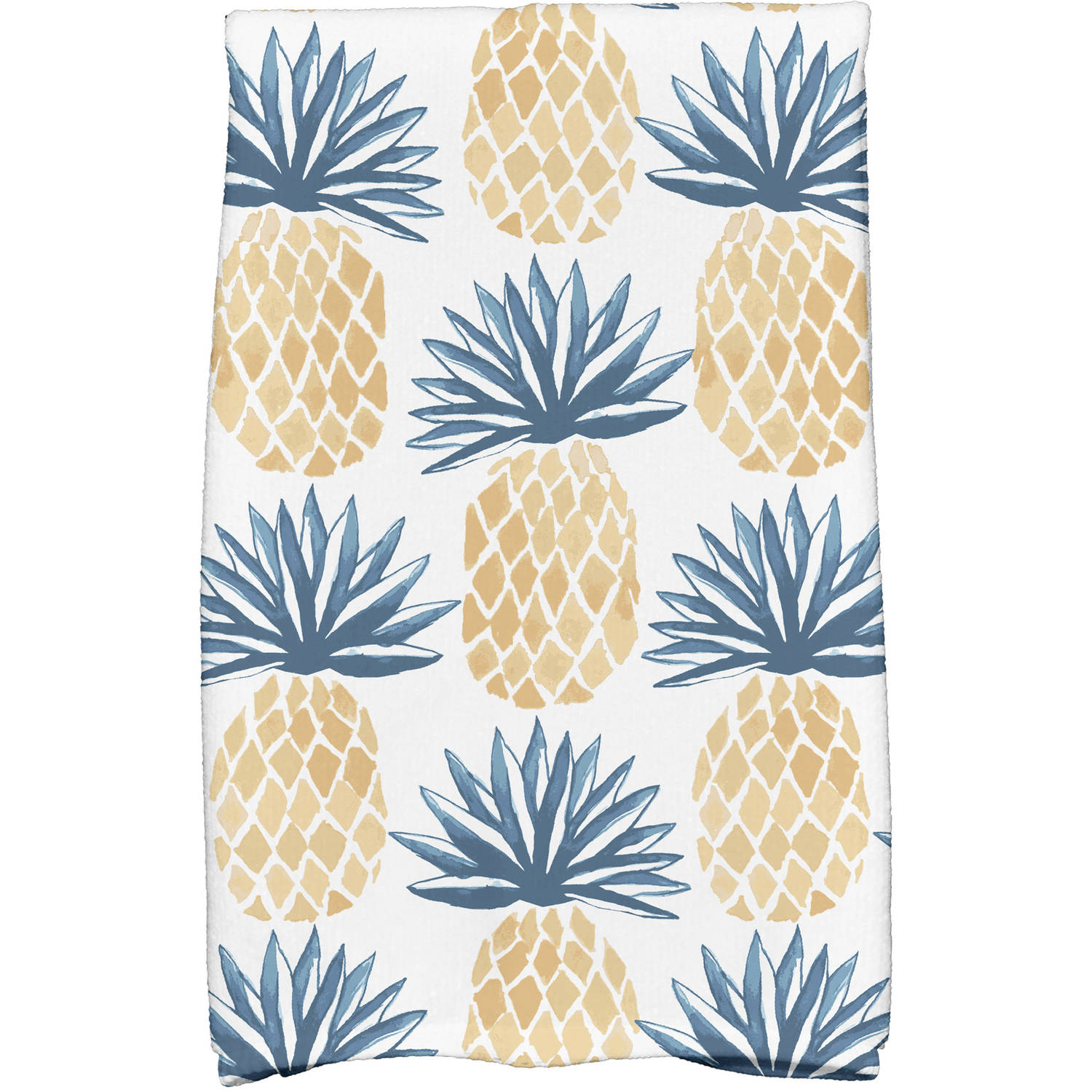 Simply Daisy 18" x 30" Pineapple Stripes Geometric Print Kitchen Towels