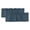 Deep Sea Blue, variant on 2 Pack Valances for Windows, Teal Green Window Valances for Living Room/Bedroom/Bathroom, Rustic Farmhouse Solid Color Light Filtering Kitchen Curtain Valance Window Treatment 60"W x18" L