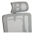 thumbnail image 4 of Vertical Gray Mesh Back Chair with Silver Base with Headrest, 4 of 4