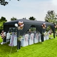 thumbnail image 2 of Yeshouse Carpa plegable de 3 x 6 m con ventanas de polietileno, bolsa con ruedas, paredes laterales extraíbles, refugio impermeable para fiestas, jardines, eventos y bodas, 2 of 10