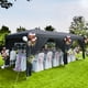 thumbnail image 2 of Yeshouse Carpa plegable de 3 x 6 m con ventanas de polietileno, bolsa con ruedas, paredes laterales extraíbles, refugio impermeable para fiestas, jardines, eventos y bodas, 2 of 10