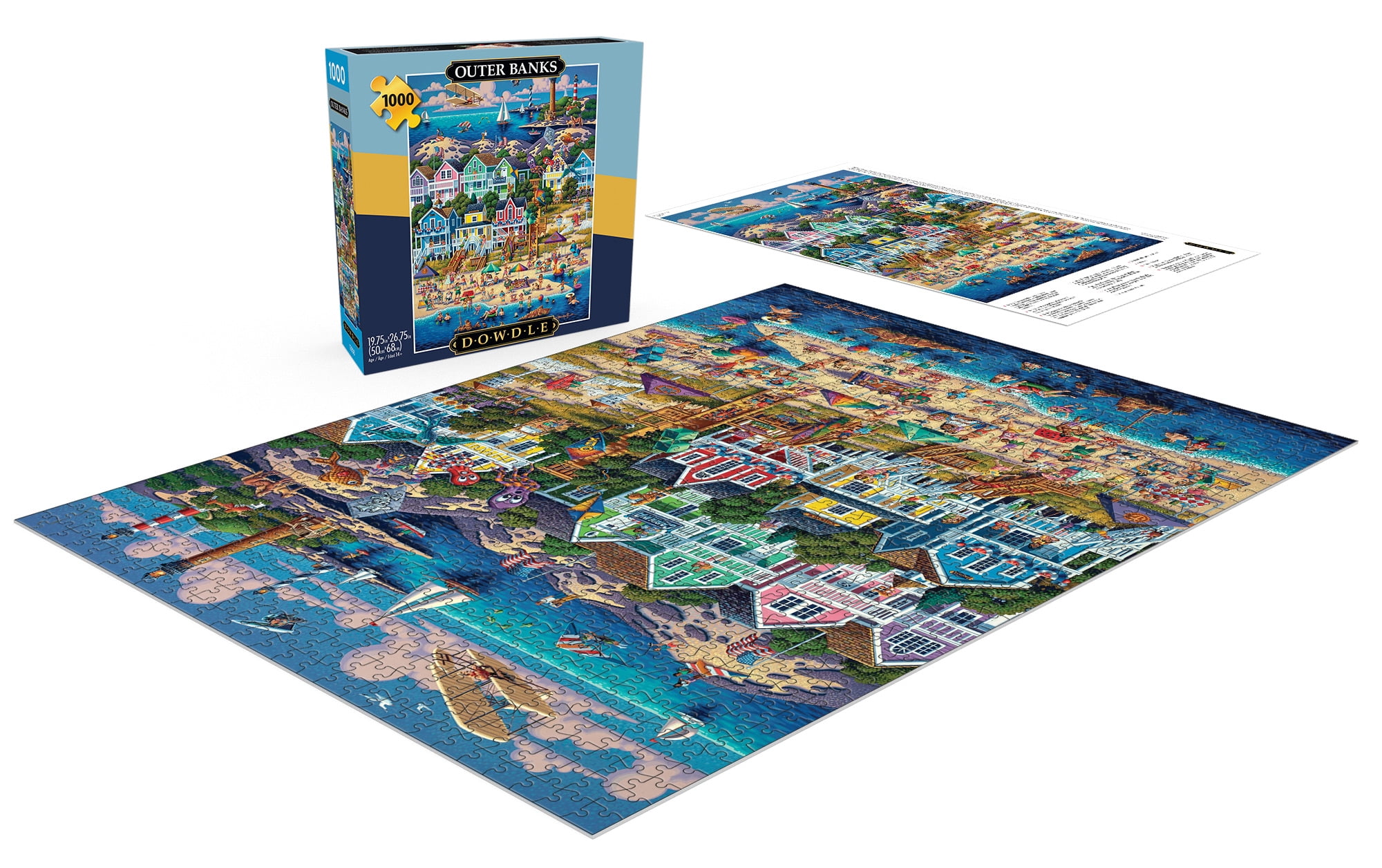 Buffalo Games 1000-Piece Dowdle Outer Banks Interlocking Jigsaw Puzzle