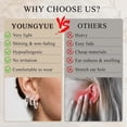thumbnail image 5 of YEUOYEA 3 Pairs Small Huggie Hoop Earrings Set for Women, Hypoallergenic 14K Gold Plated S925 Sterling Silver Post, Jewelry Gift, 5 of 6