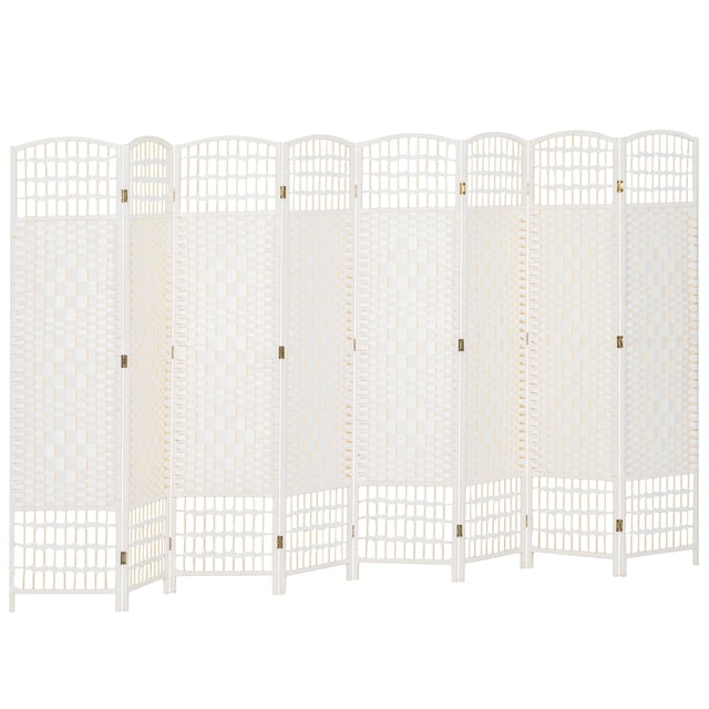 HOMCOM 5.6ft Folding Room Divider, Freestanding Privacy Screen for Bedroom