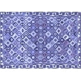 thumbnail image 1 of Ahgly Company Indoor Rectangle Persian Blue Traditional Area Rugs, 5' x 7', 1 of 4