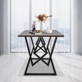 thumbnail image 5 of Table Legs Metal Set of 2, 28" Height 24" Width Heavy Duty Steel Furniture Legs, 5 of 22