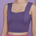 thumbnail image 3 of Hinvhai Woman Sexy Top Bra No rims Underwears Base Vest Style Sports Base Underwears On Clearance Purple 10(XL), 3 of 6