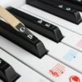 thumbnail image 2 of SANWOOD 49/61/88 Keys Piano Keyboard Adhesive Sticker Multicolor Letters Decal Decor, 2 of 5