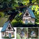 thumbnail image 1 of Decoración de jardín y distribución de casas para loros al aire libre, nidos para pájaros, nidos colgantes, artesanías y decoraciones de resina, decoración del hogar, ofertas del día, liquidación, 1 of 6