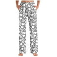 thumbnail image 2 of hotojiny Men's Pajama Pants Soft Pjs Lounge Bottoms with Pockets Comfortable Heart Elastic Waist Sleepwear for Men S-3XL, 2 of 5