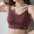 thumbnail image 4 of Antinious Womens Solid Wireless Breathable Gentle Support Comfortable Everyday Bra, 4 of 5