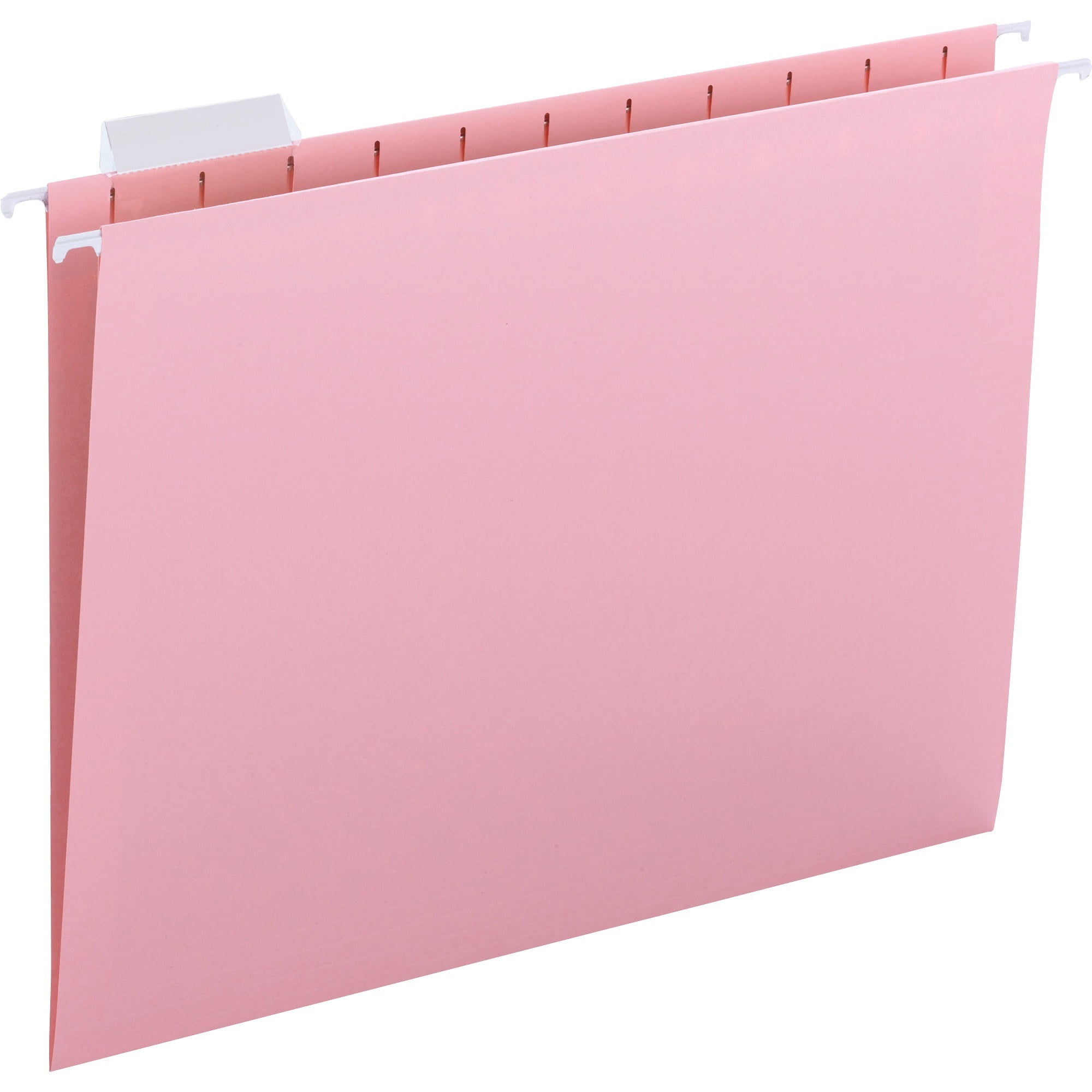 Smead Colored Hanging Folders 1/5 CutTabs Pink 25/BX Letter Walmart
