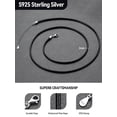 thumbnail image 6 of FaithHeart Braided Leather Cord Necklace for Men Women 925 Sterling Silver Snap Clasp, 2MM Waterproof Black Woven Wax Rope Chain for Pendant Jewelry Gift for Son Graduation, 6 of 9