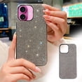 thumbnail image 2 of Funda para móvil con pedrería plateada compatible con No.16plus Funda transparente para teléfono para fans y entusiastas de los móviles, 2 of 5