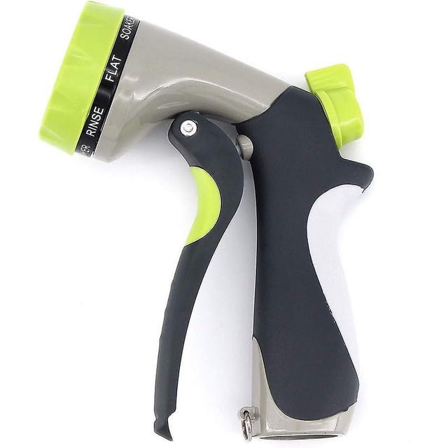 Pistola de riego multifunción Pistola de riego de alta presión de aleación de zinc para regar plantas, limpiar y lavar autos