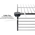 thumbnail image 4 of Small Animal Playpen, Guinea Pig Cages, Pet Playpen, Rabbit Cage,Small Animal Cage, Puppy Kitten Dog Playpen, Indoor Outdoor Portable Metal Wire Yard Fence,15 X 12 Inch, 28 Panels, Black, 4 of 6