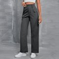 thumbnail image 6 of Kopltyrfg Womens Casual Cargo Pants High Waisted Wide Leg Trousers Palazzo Y2k Streetwear Pants for Women with Pockets (Gray,S), 6 of 9
