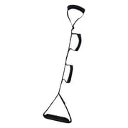 Leg Lifter Strap, Multi Loop, with Nylon Webbing ,Adjustable, with Hand Grips for Getting of Bed Women Senior Men , Soft Handle