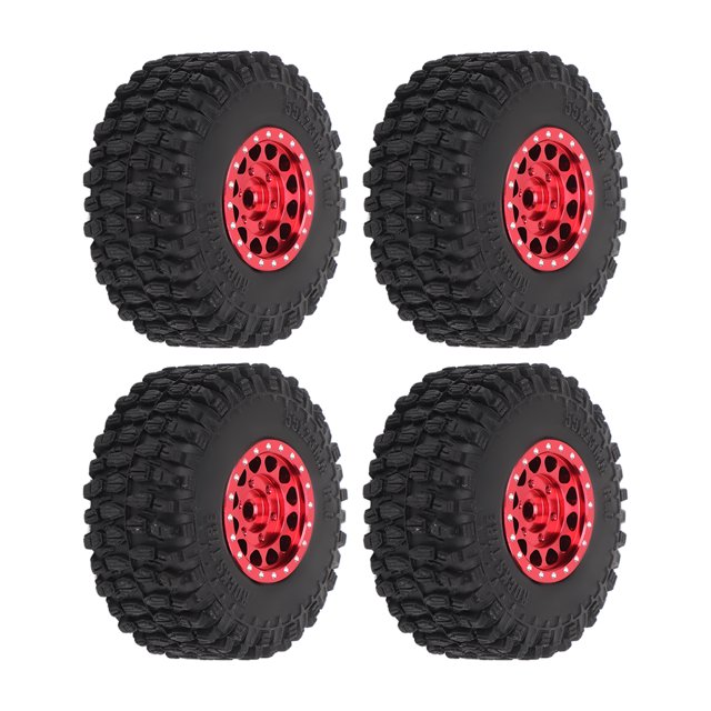 4 Uds RC Ruedas y Neumáticos de aleación de Aluminio Aptos para Coche de Control Remoto 1/18 TRX4M ANGGREK Otros