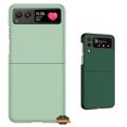 thumbnail image 2 of For Motorola Razr Plus + (2023) Hybrid Thin Slim Premium Hard Plastic Matte Finish Anti-Scratch Full Protection Shockproof Phone Case Cover by Xpression - Green, 2 of 10