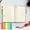 B 20Pcs, variant on HOARBOEG Transparent Sticky Index Tabs, Removable Page Markers for Books, Notes & Files – Multicolor Self-Adhesive Flags, Writable & Repositionable, 5 Colors, Ideal for Organizing Office Supplies