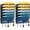 7-Tier Black 2 Pack, variant on 5-Tier Wall File Holder Organizer with Hooks, Mesh Hanging File Organizer, Mail Organizer Wall Mounted for Papers, Folders, Office Magazine Rack, Black, 2Pack