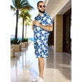 thumbnail image 4 of Conjunto Hombre Verano Camisa y Short a Juego Alberca Playa y Calor, 4 of 5